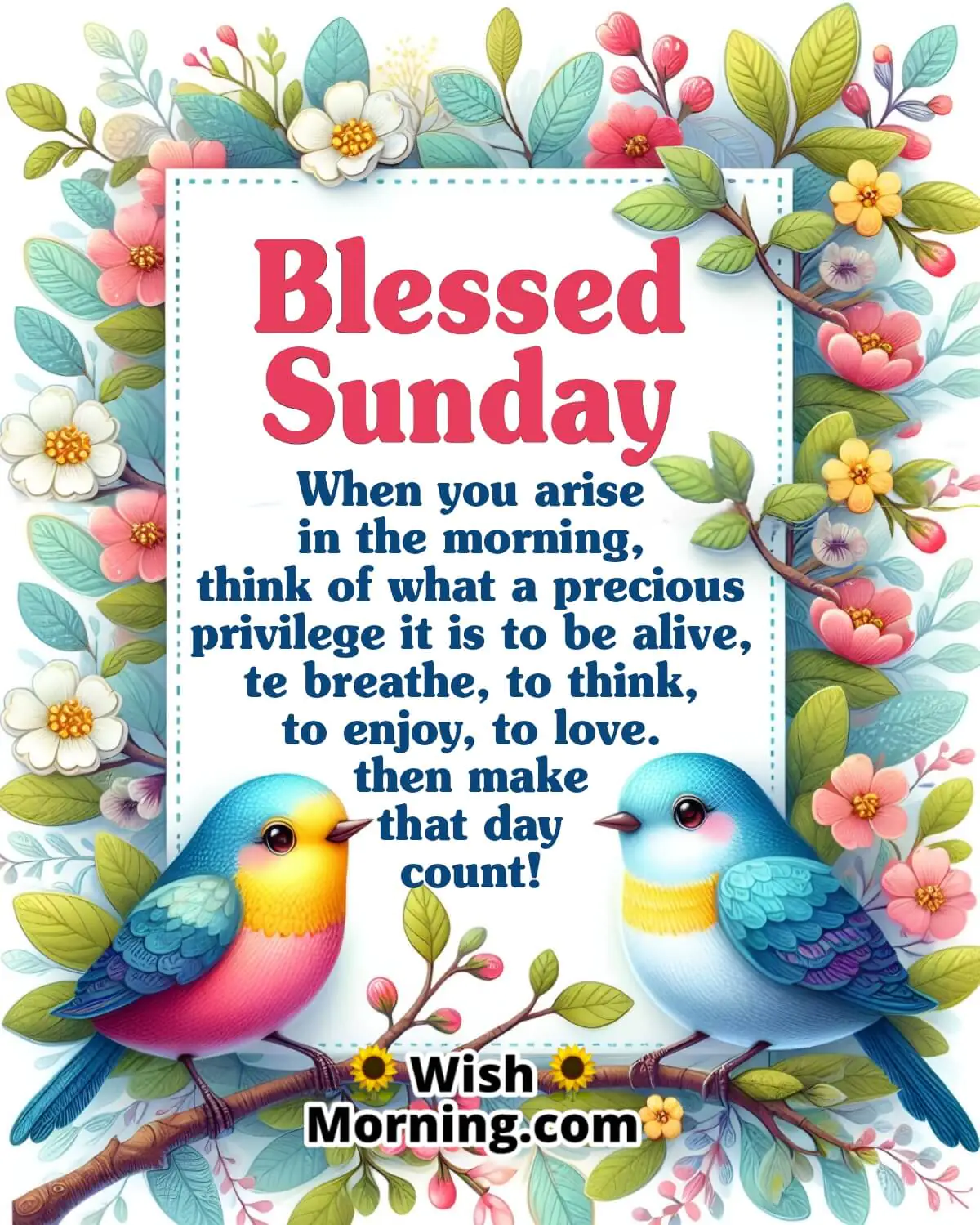 Blessed Sunday Morning Quote