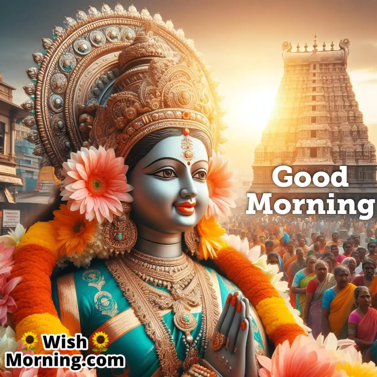 Bright Morning With Meenakshi Amman
