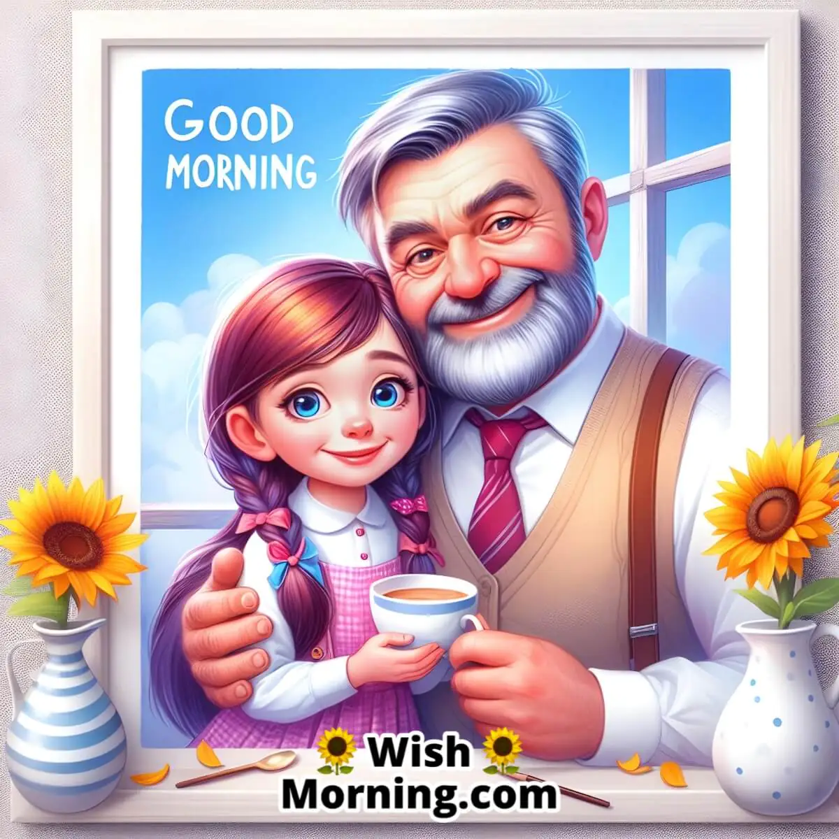 Good Morning Agnese Gru With Villain Gru