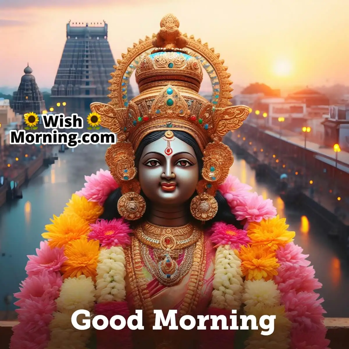 Good Morning Blessings From Meenakshi Amman