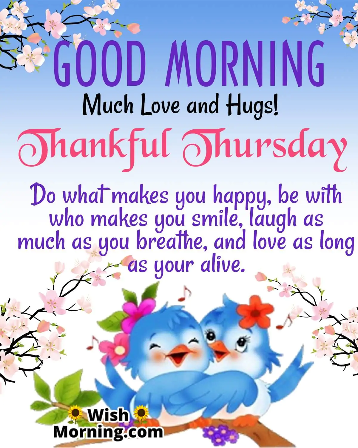 Good Morning Thankful Thursday Message