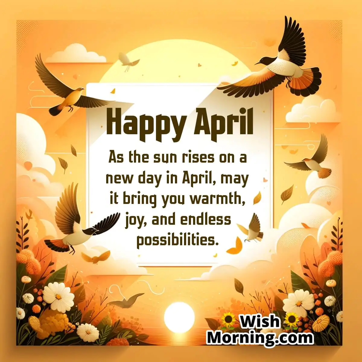 Happy April Month Wishes