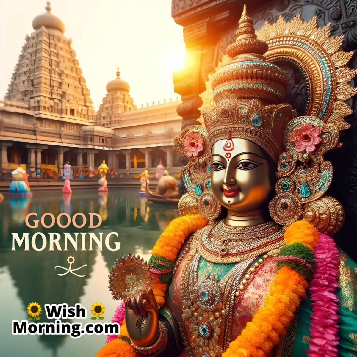 Morning Greetings With Meenakshi Amman's Grace