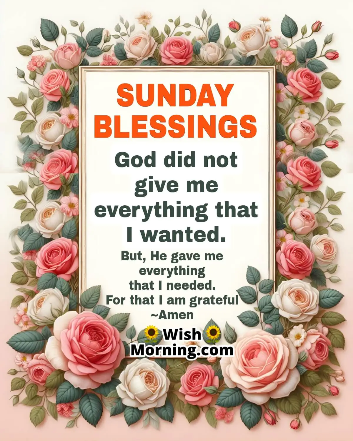 Sunday Blessing Quote