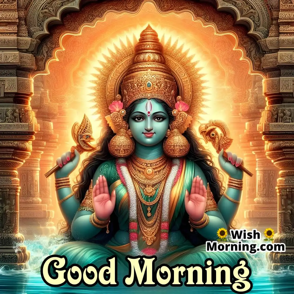 Sunrise Serenity With Kamakshi Devi