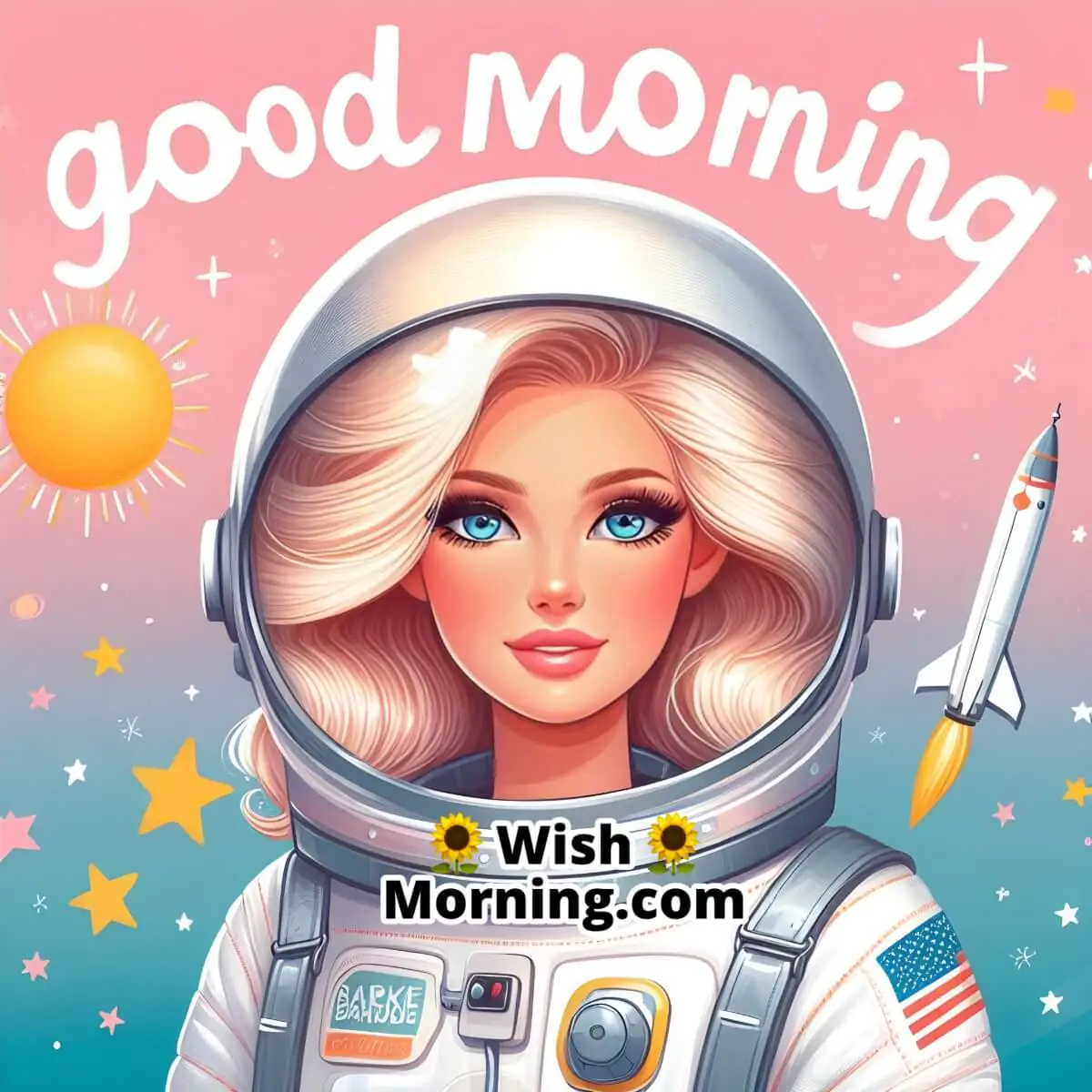 Barbie Astronauts Morning Image