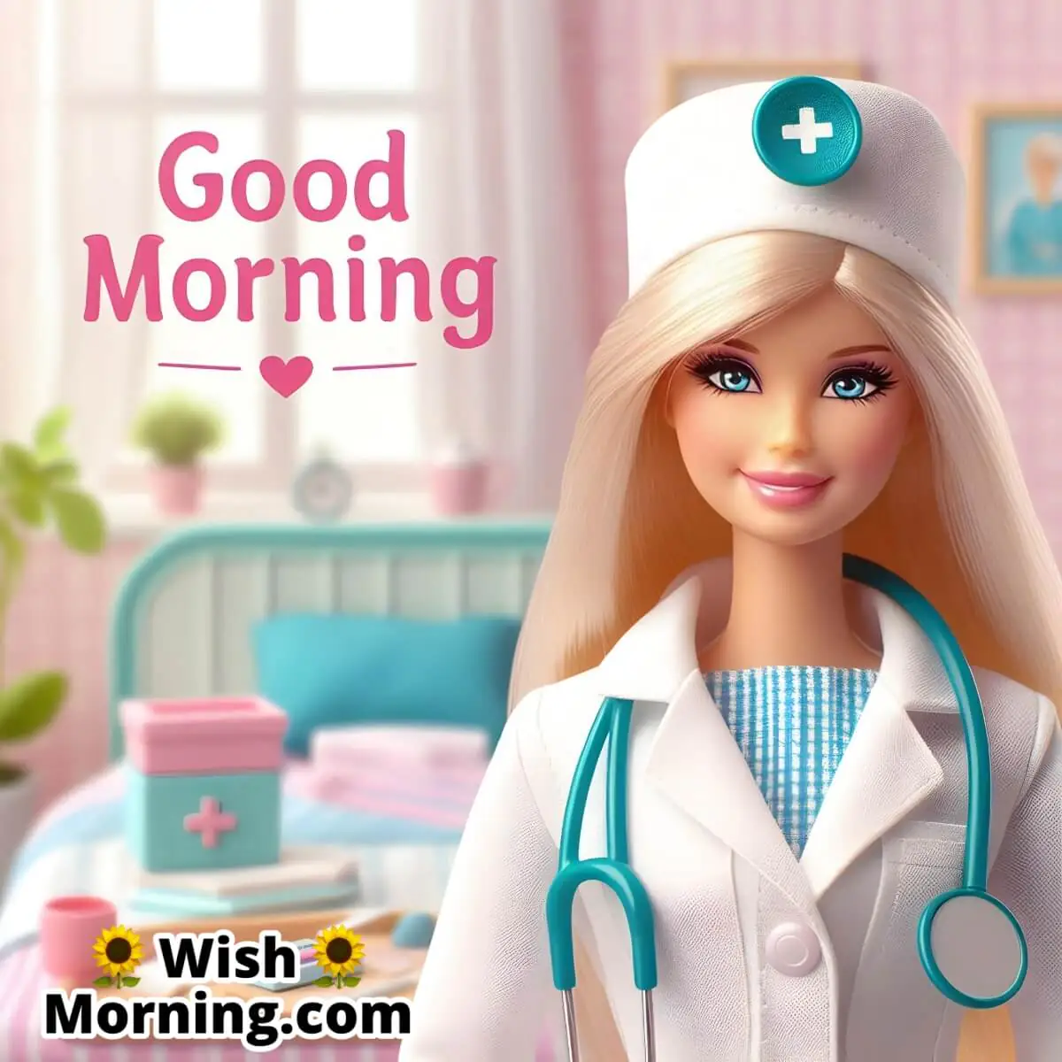 Barbie Doctor Morning Image