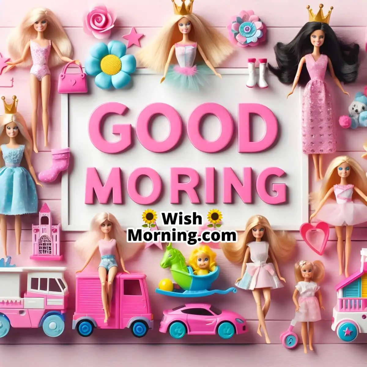 Good Morning Barbie With Playsets