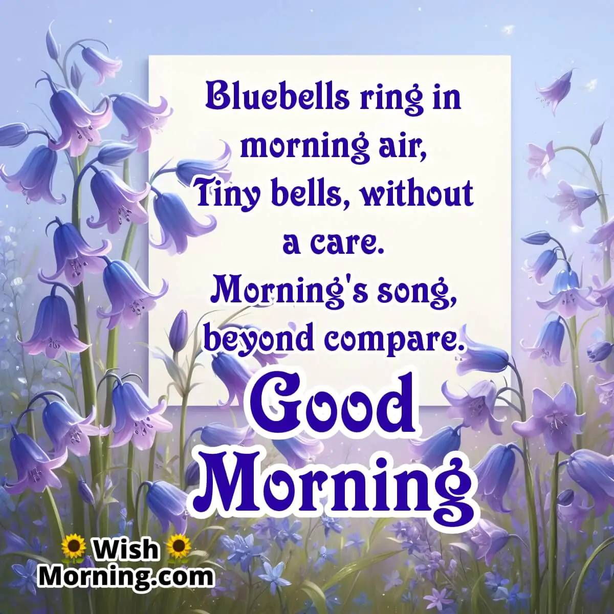 Good Morning Bluebell Poem