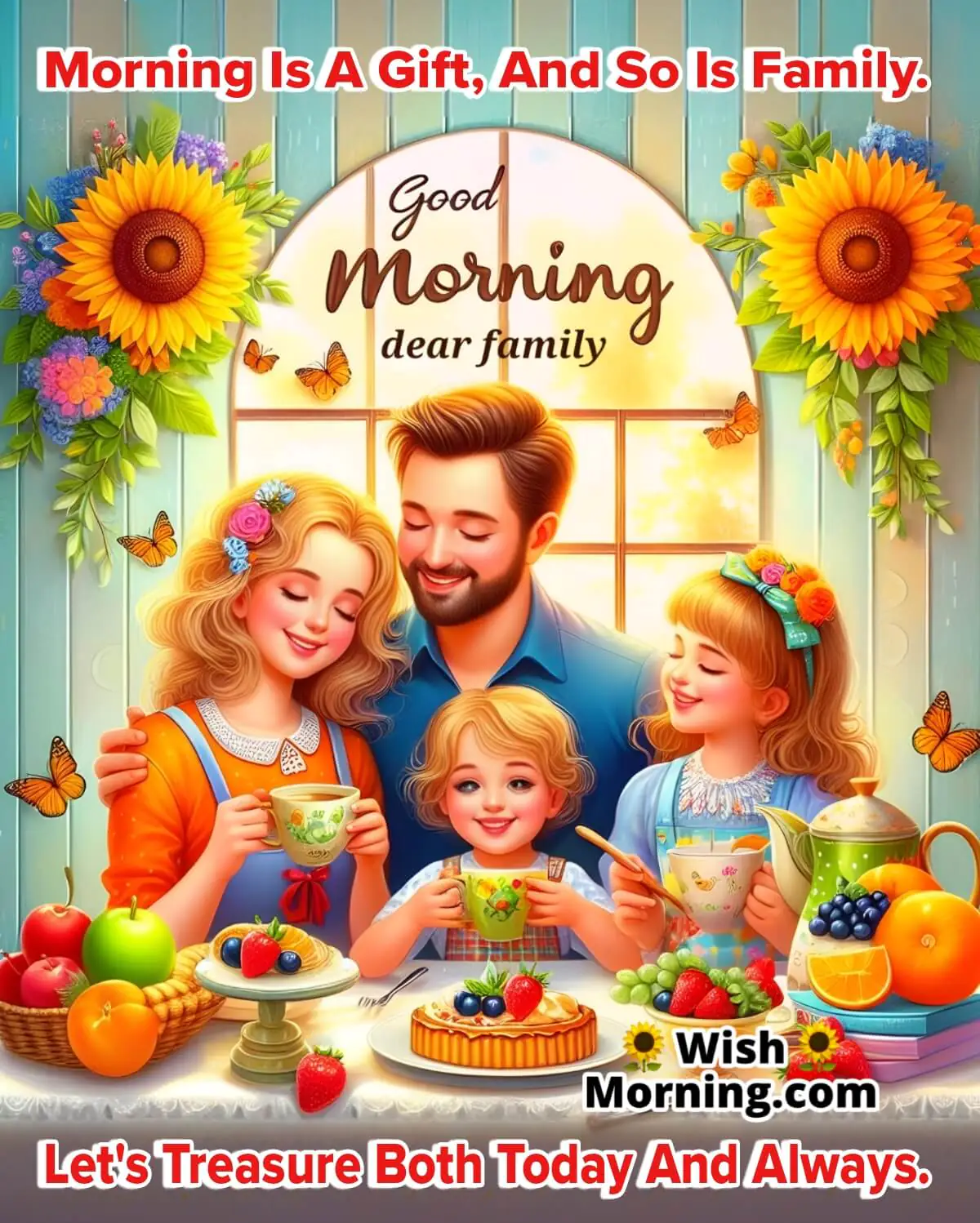Good Morning Family Is A Gift