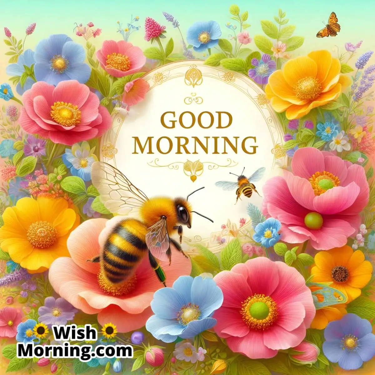 Good Morning Honey Bees Card