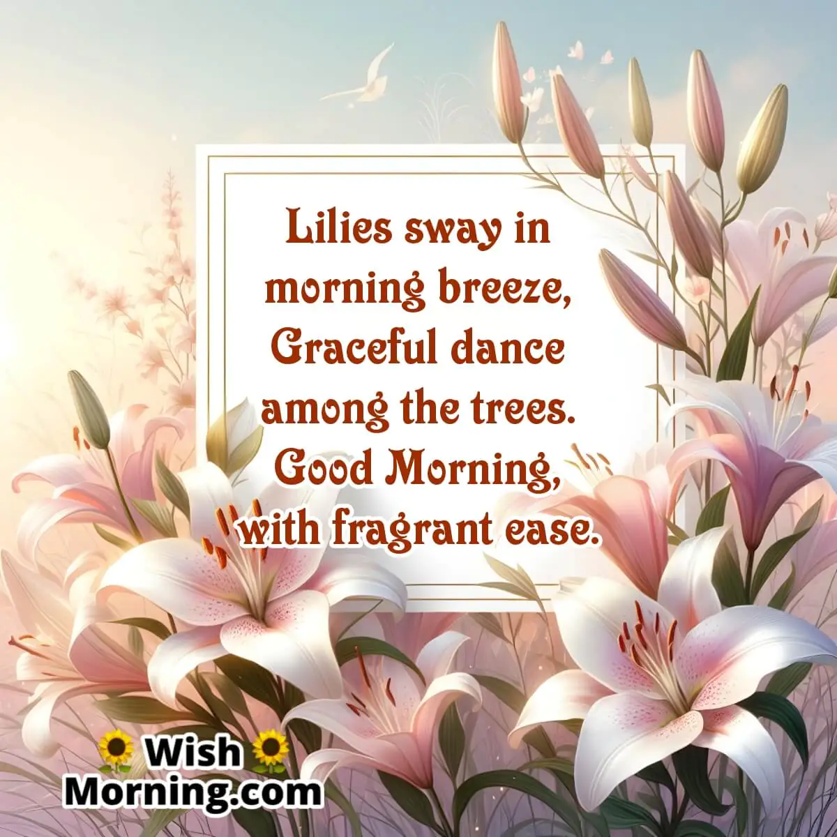 Good Morning Short Poem On Lilly
