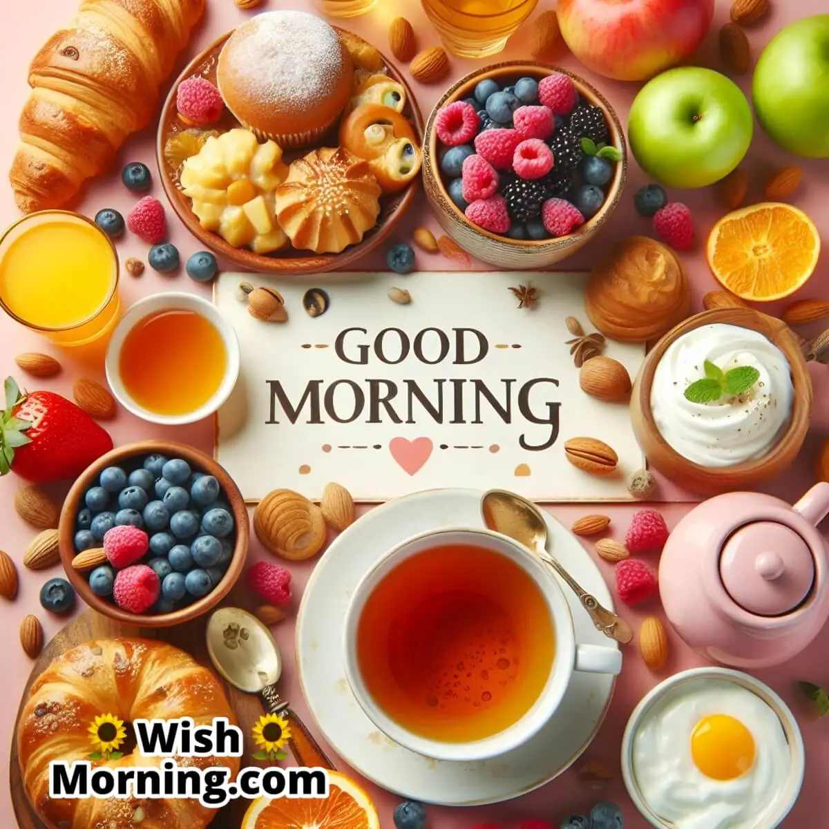 Good Morning Tea On Breakfast