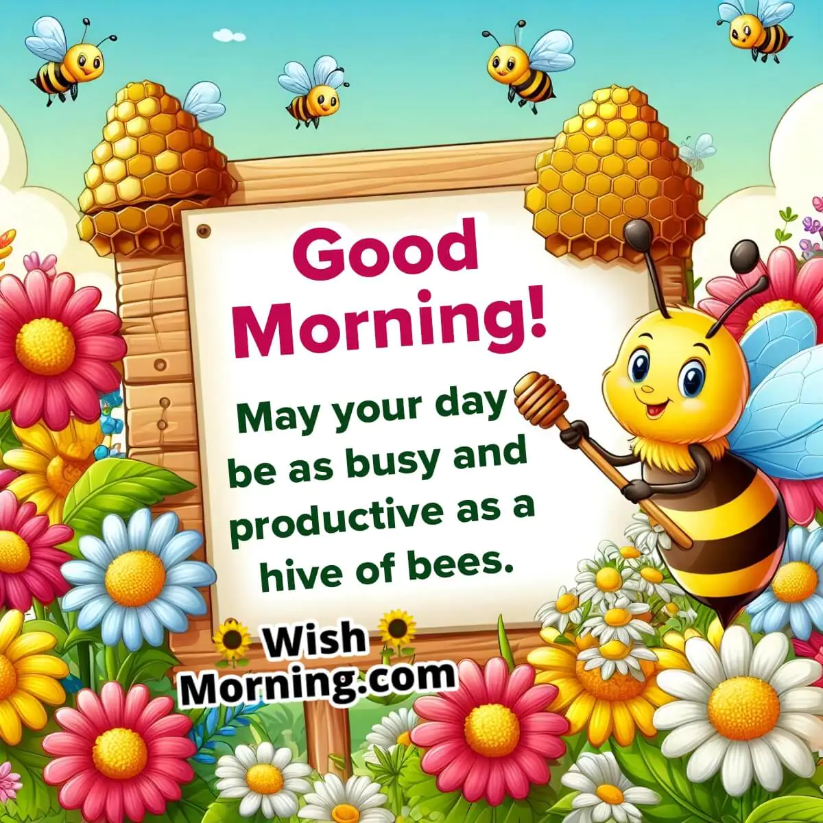 Good Morning Wishes Inspired By Bees