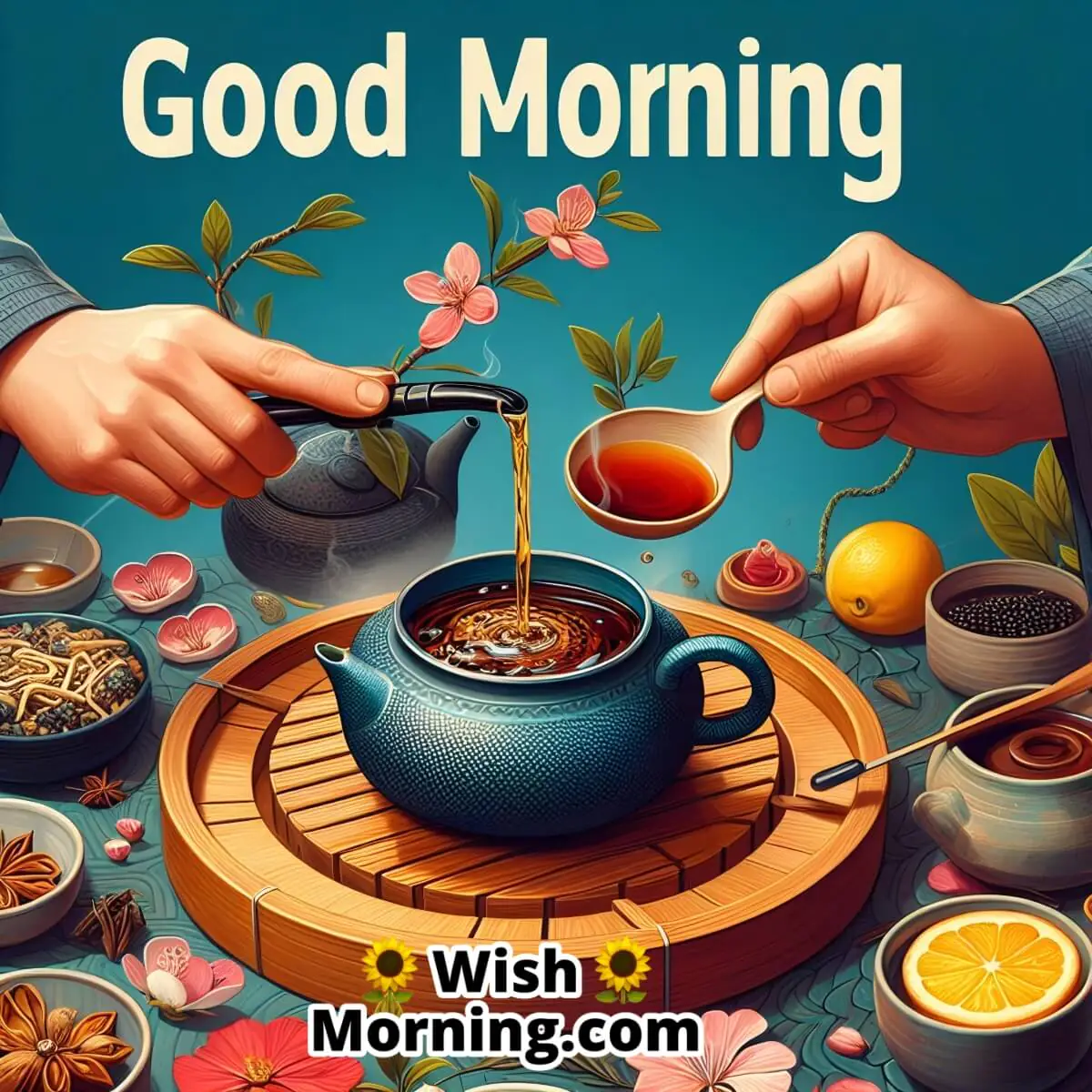 Graceful Tea Morning Ceremony