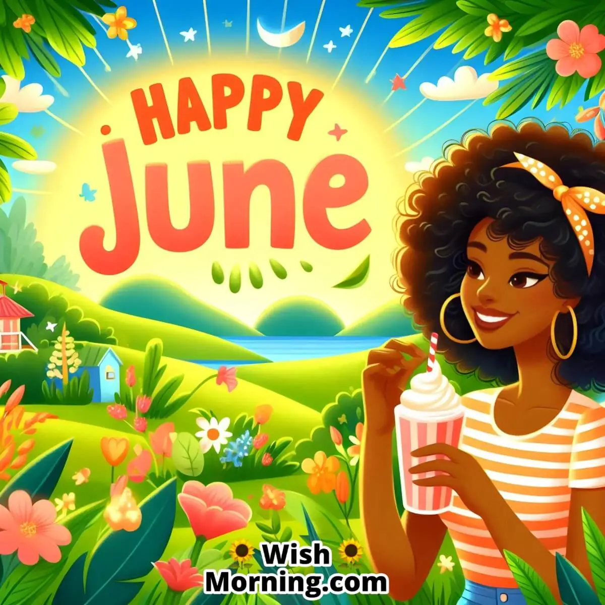 Happy June Enjoy Every Sip