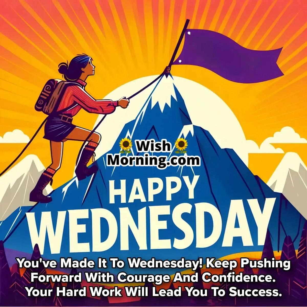Happy Wednesday Triumph Card