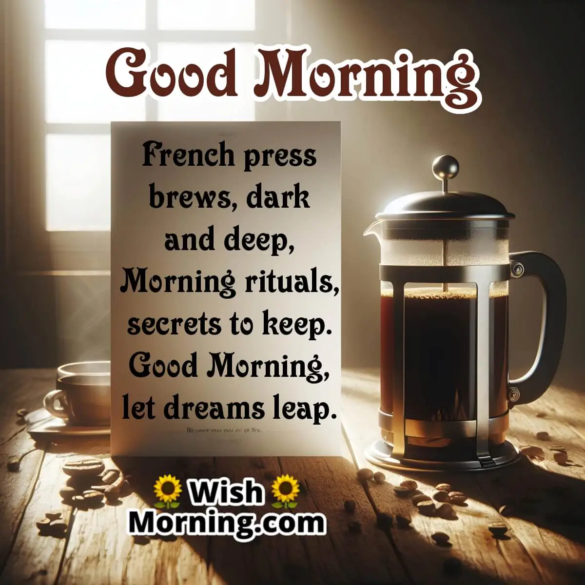 Morning French Press Bliss
