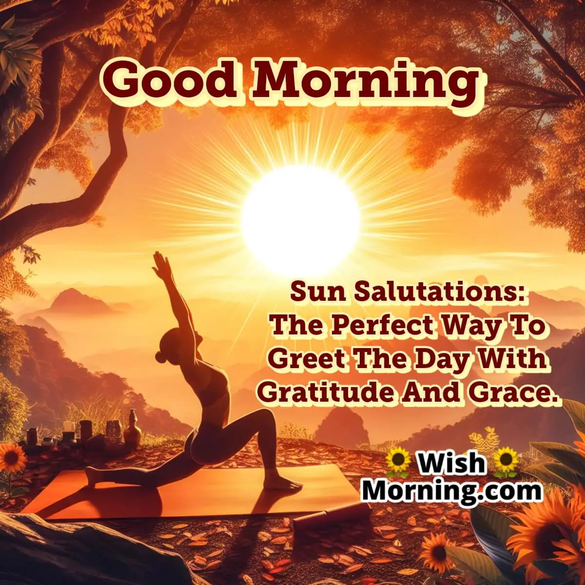 Morning Graceful Salutations Through Yoga