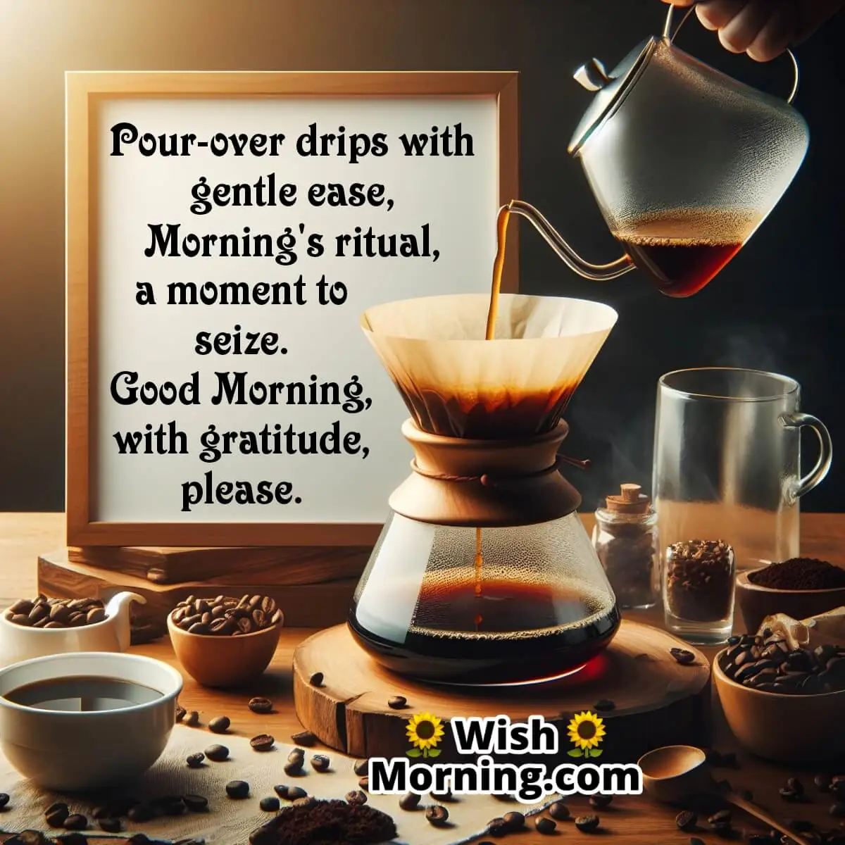 Pour Over Perfection In Morning