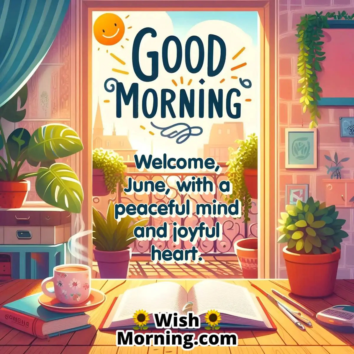 Welcome June Morning Peace