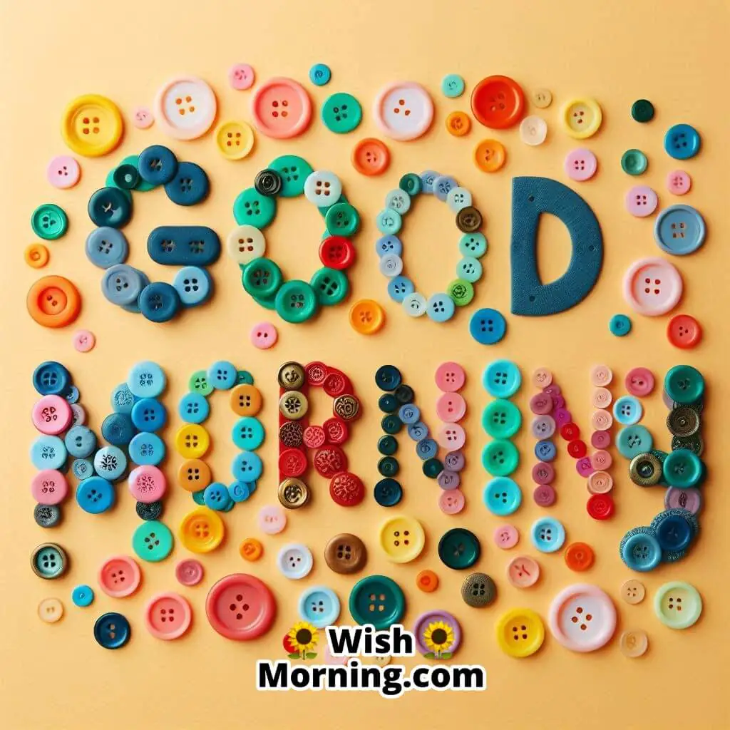 Button Morning Greetings