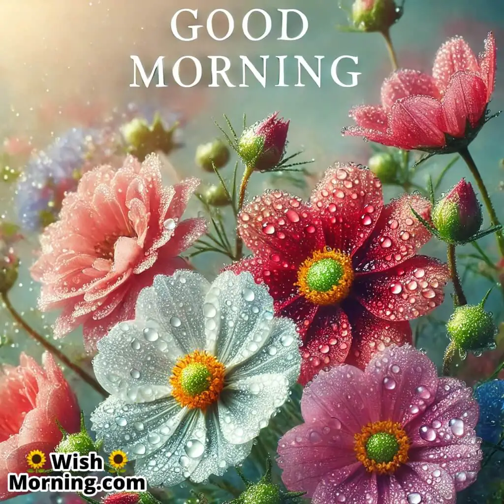 Dewy Floral Greetings