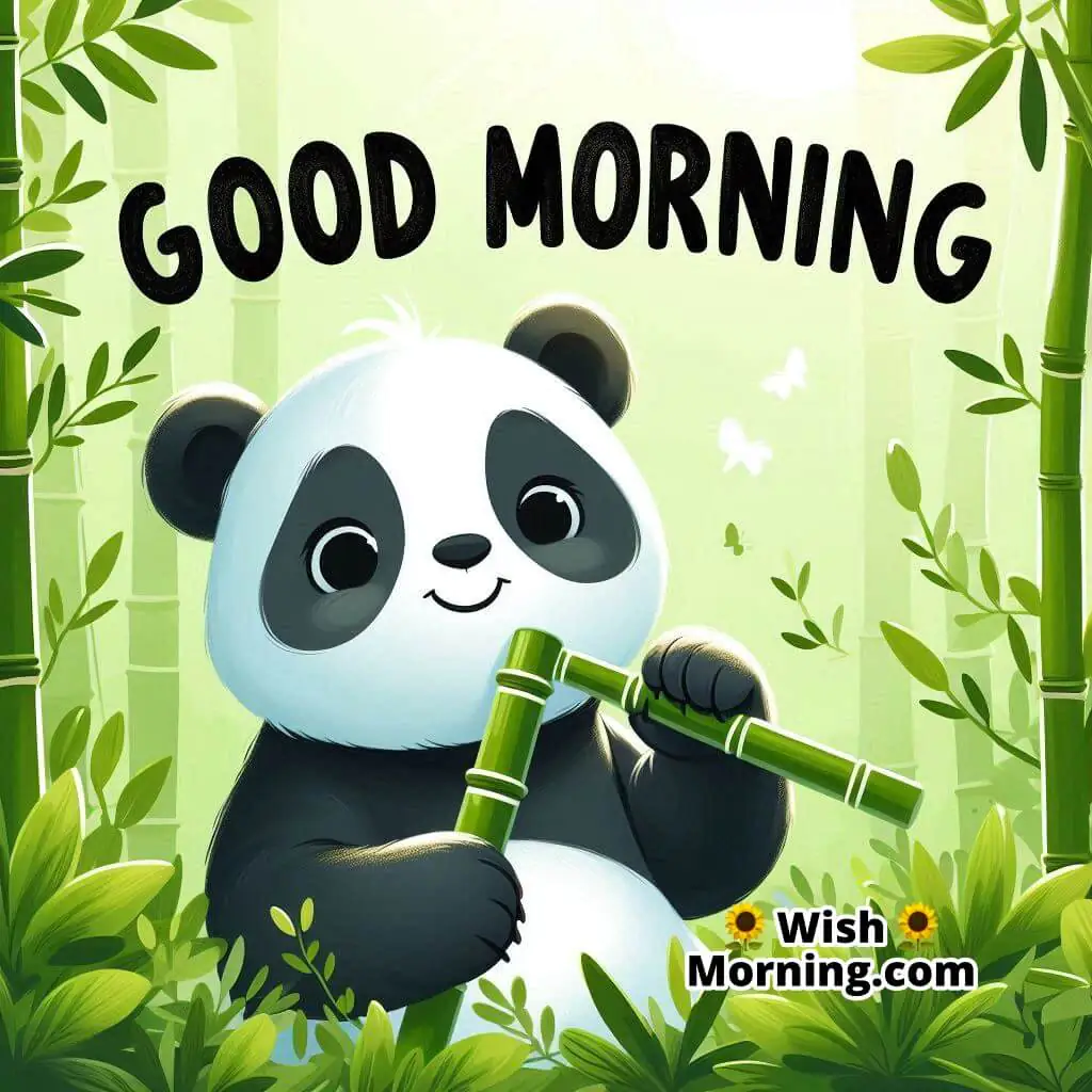 Good Morning Bamboo Panda