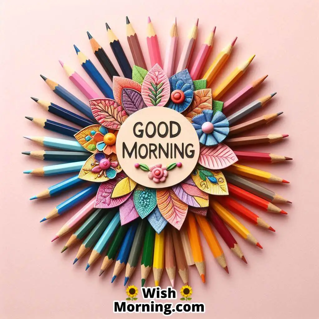 Good Morning Colored Pencil Bouquet