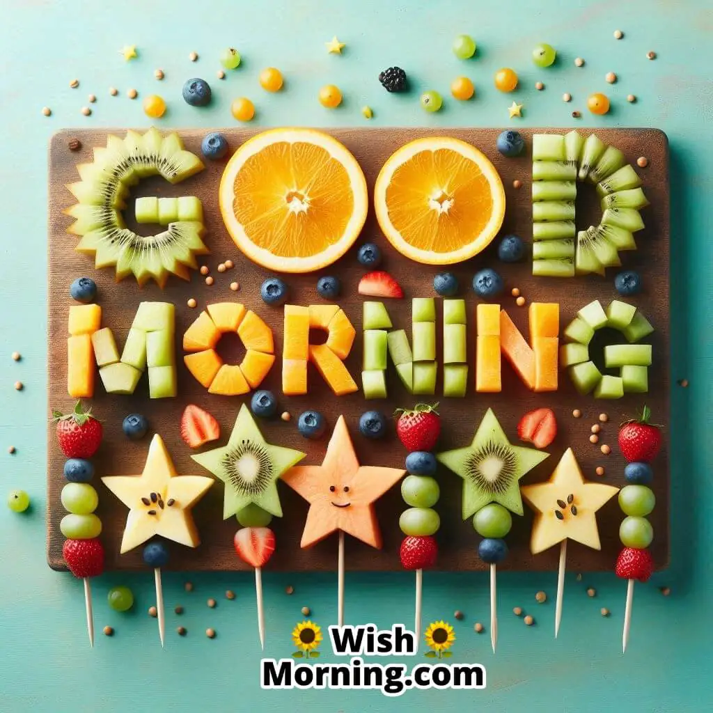 Good Morning Creative Fruit Skewer