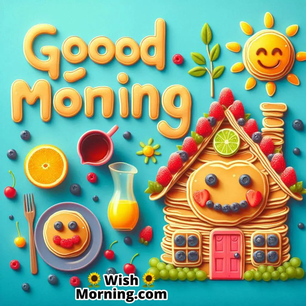 Good Morning Creative Pancake
