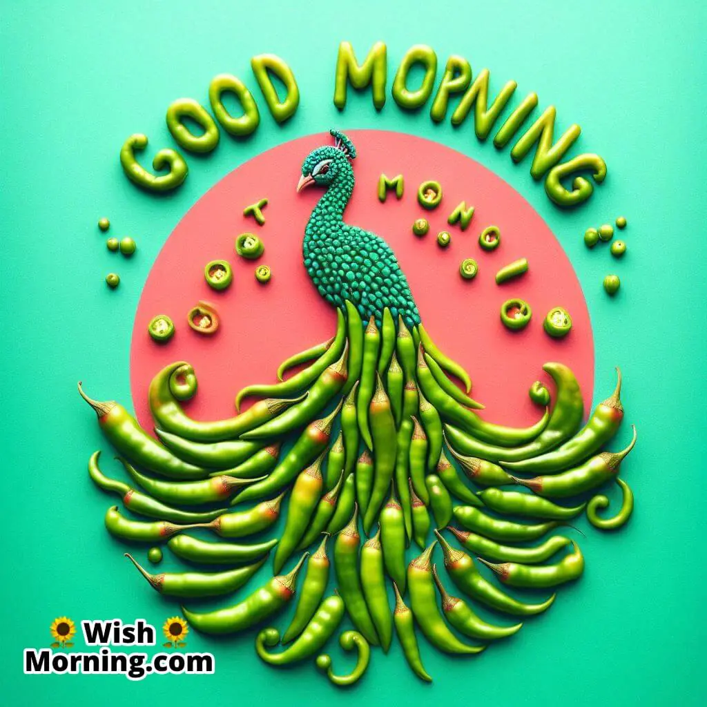 Good Morning Creative Peacock