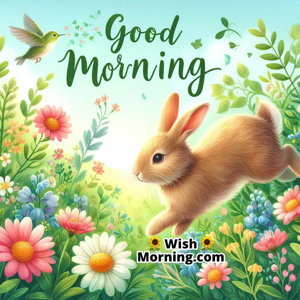 Good Morning Hopping Rabbit