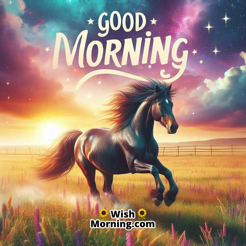 Good Morning Horse Pic