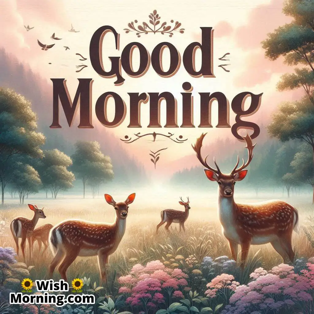Good Morning Meadow Deer