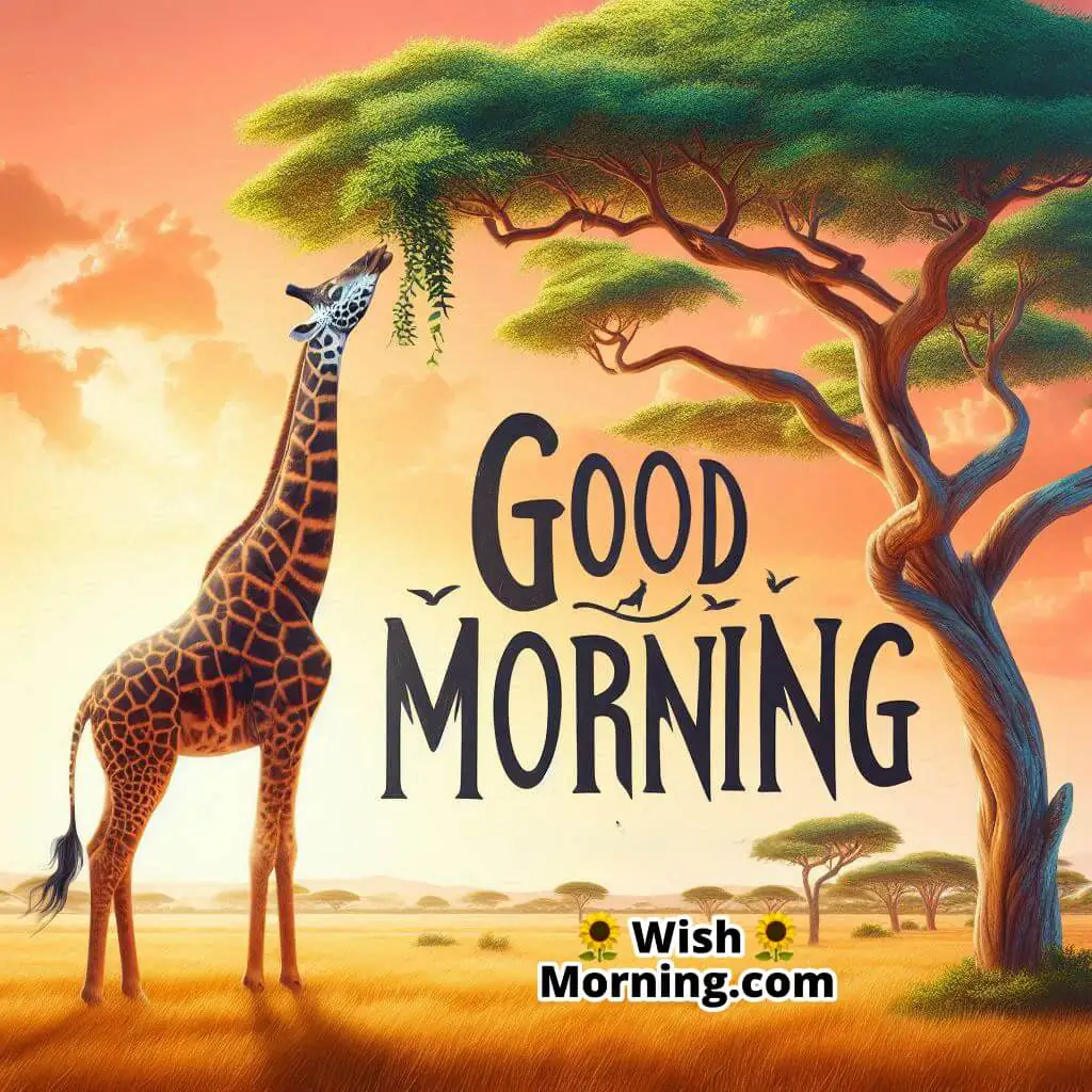 Good Morning Savannah Giraffe