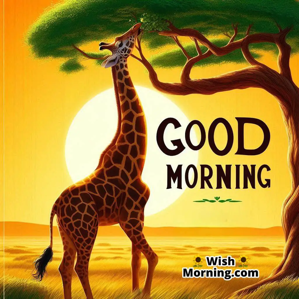 Good Morning Tall Giraffe