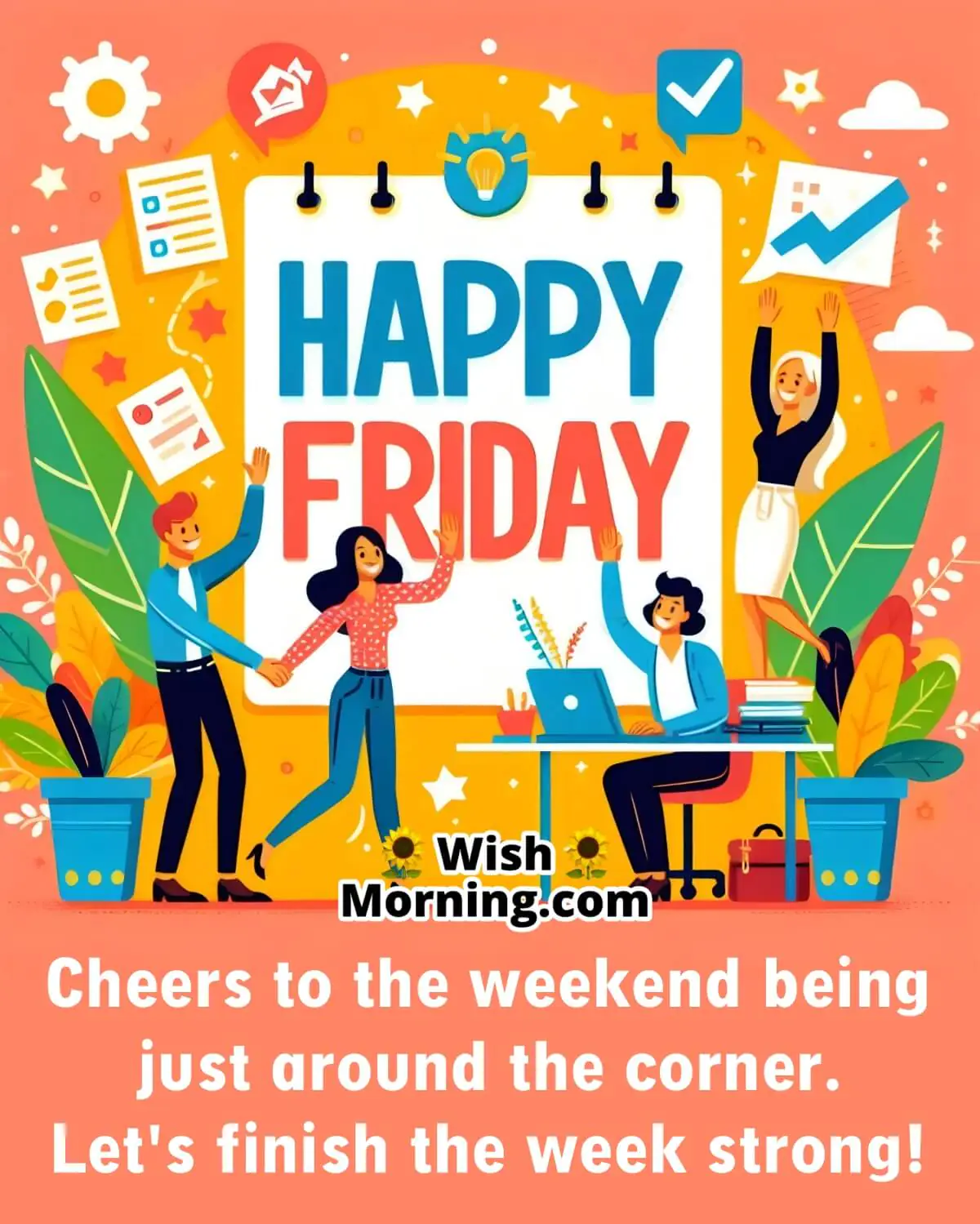 Happy Friday Cheers And Celebrations