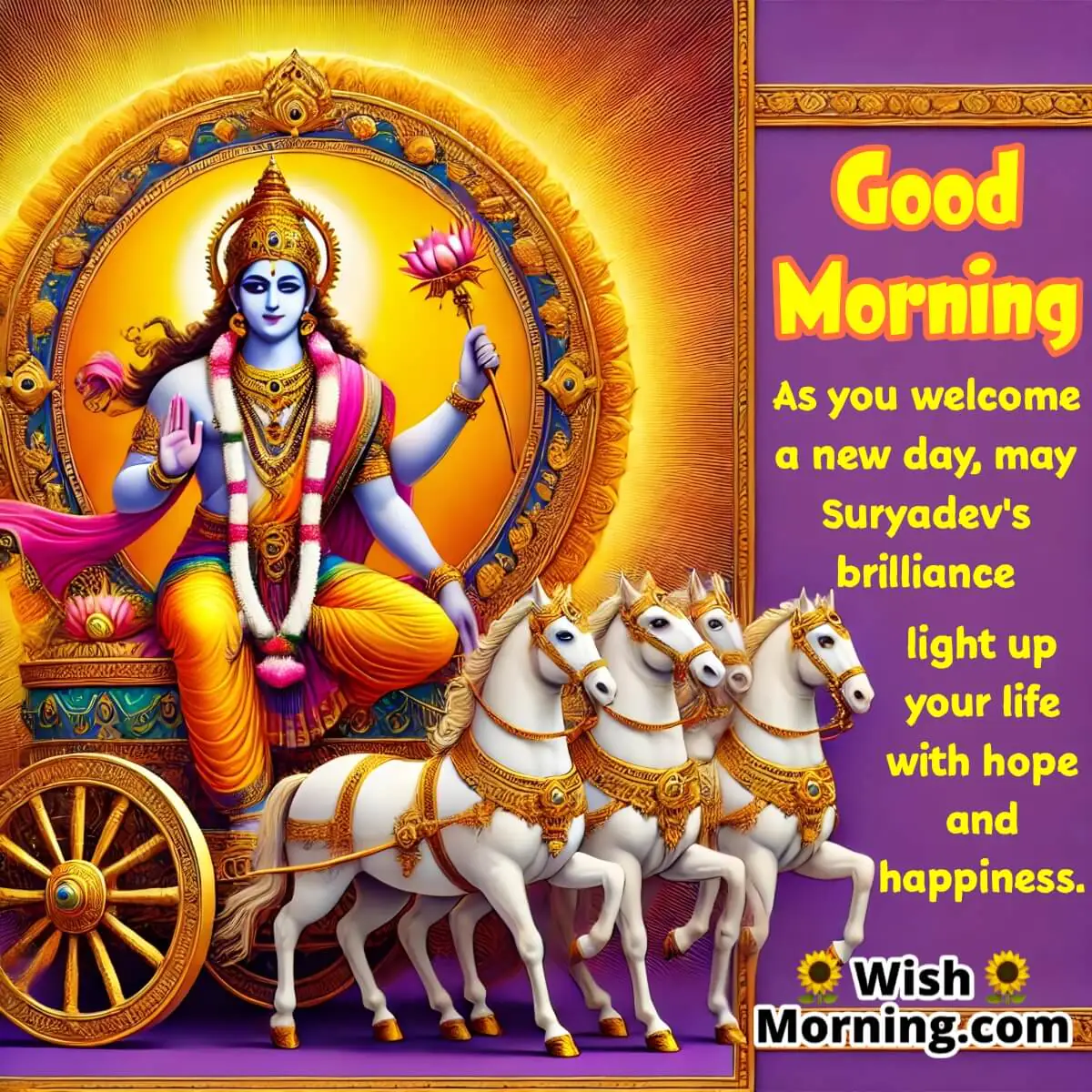 Radiant Morning With Suryadev