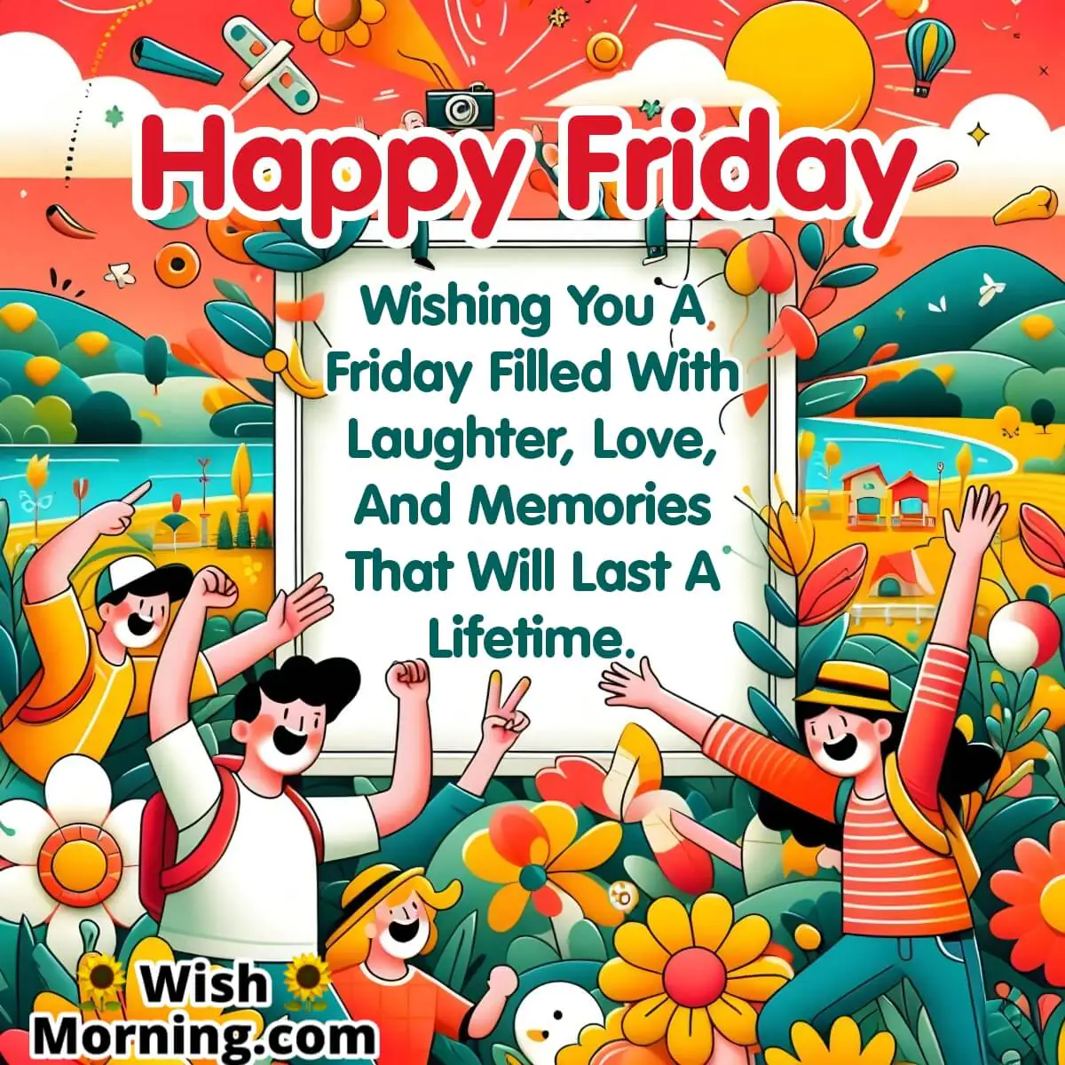 Wishing Happy Friday Message