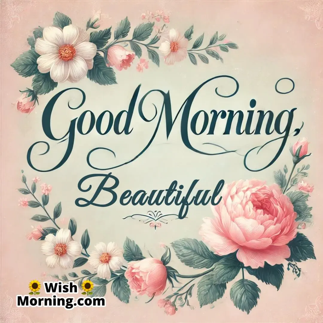 Good Morning Beautiful