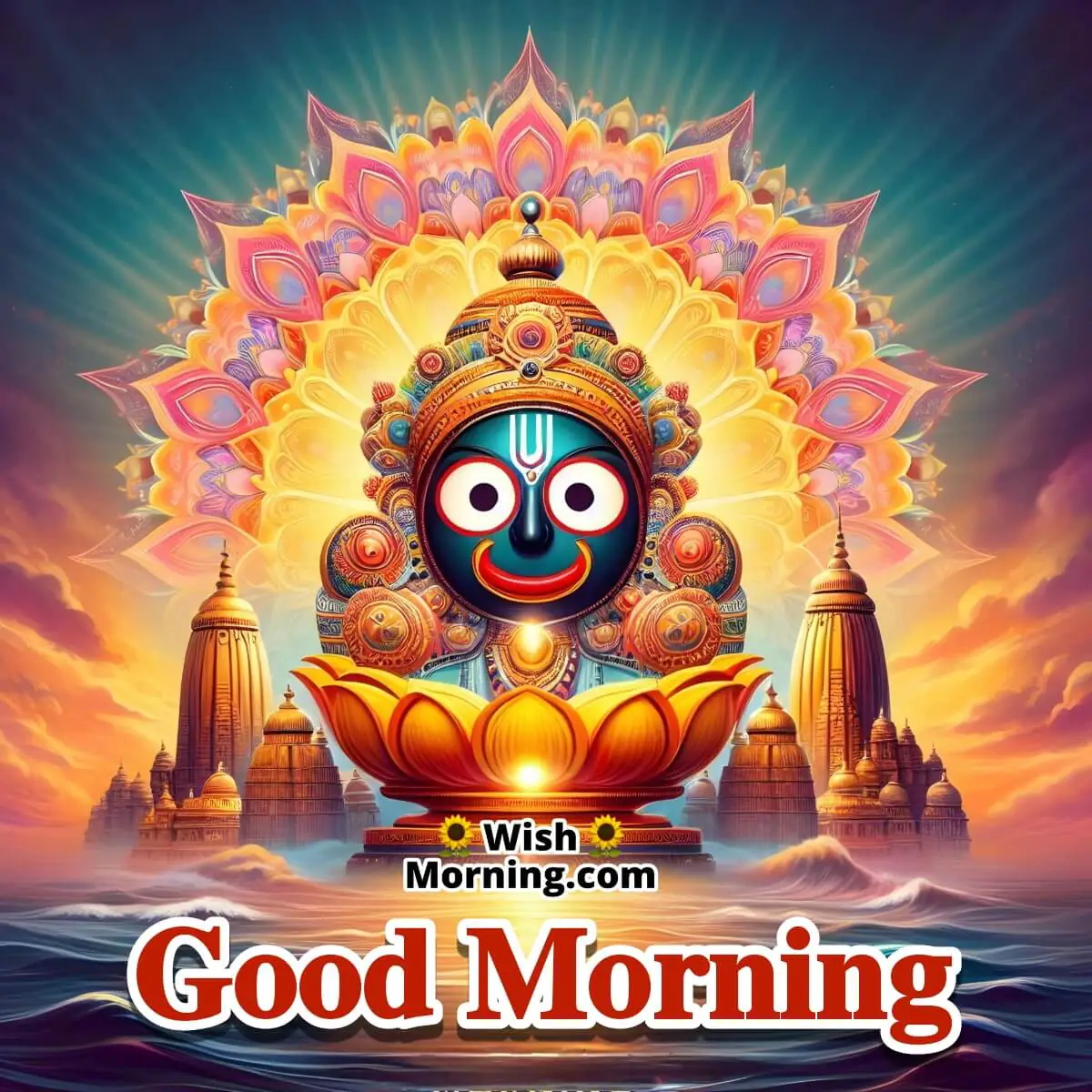 Good Morning Divine Blessings From Jagannath