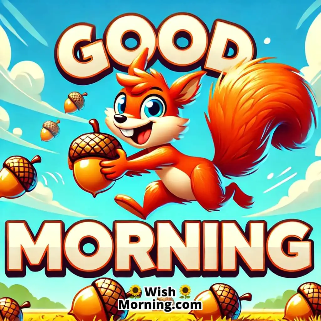 Good Morning Energetic Squirrel