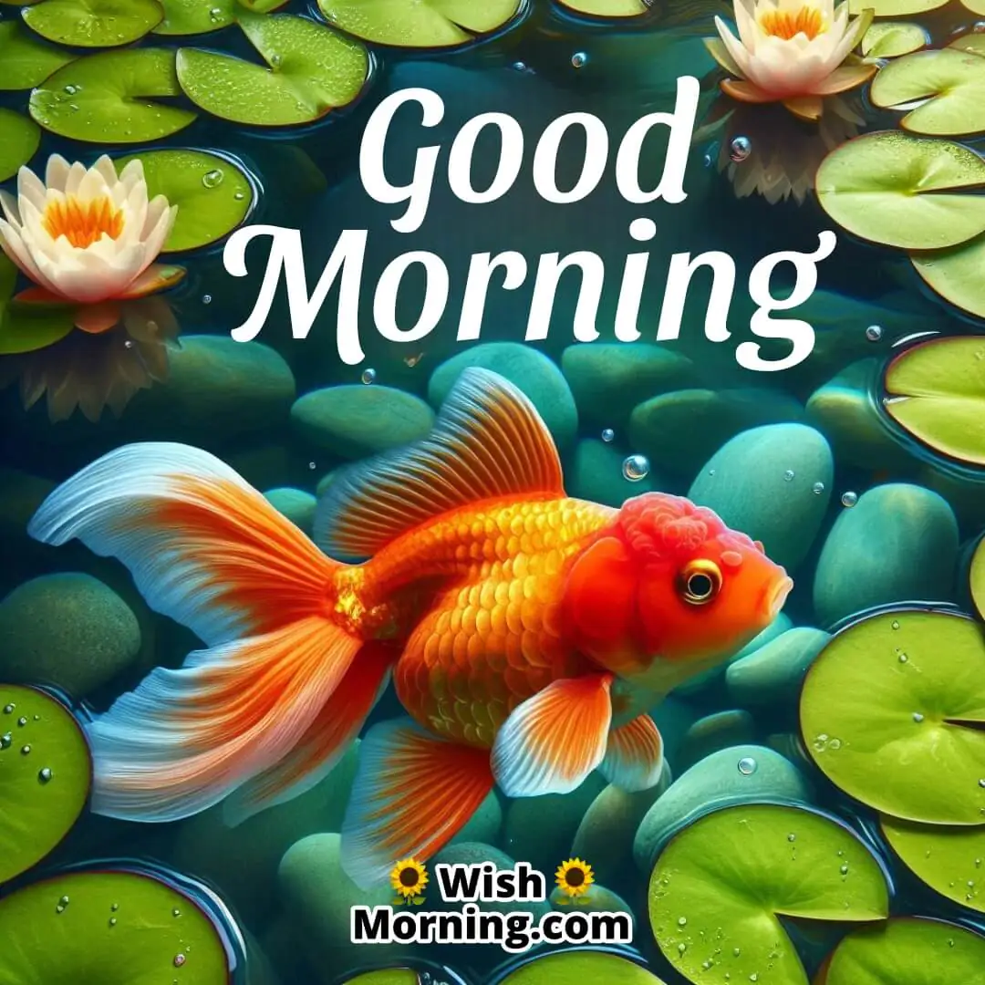 Good Morning Goldfish Pond