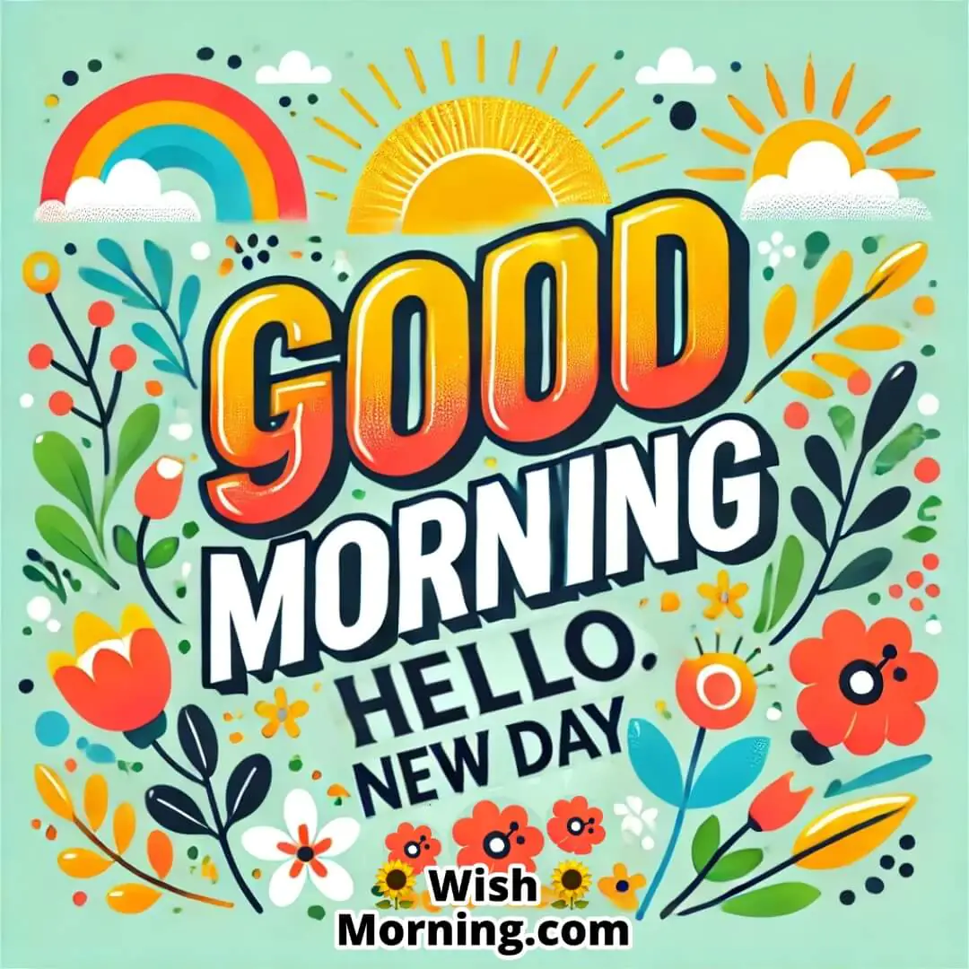 Good Morning Hello New Day