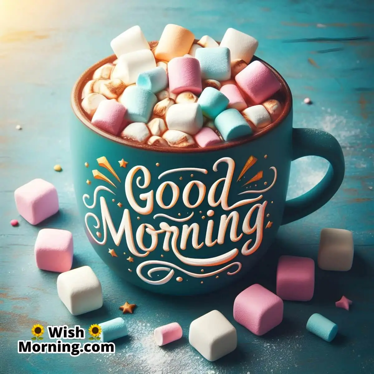 Good Morning Hot Chocolate With Marshmallows