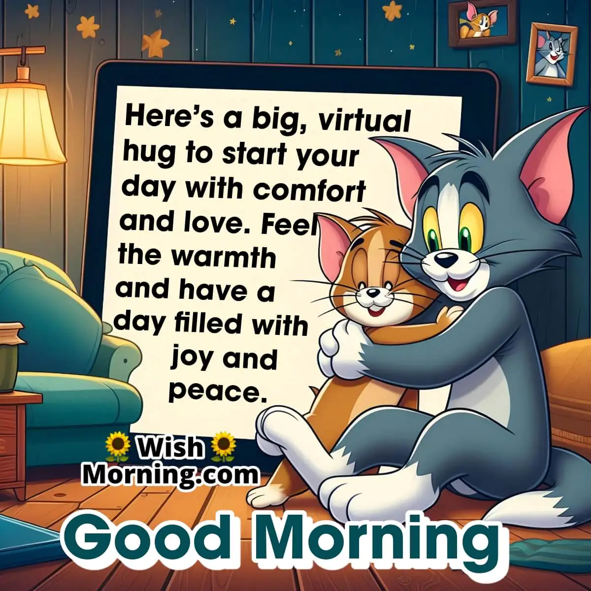 Good Morning Hug Of Comfort For A Beloved Friend