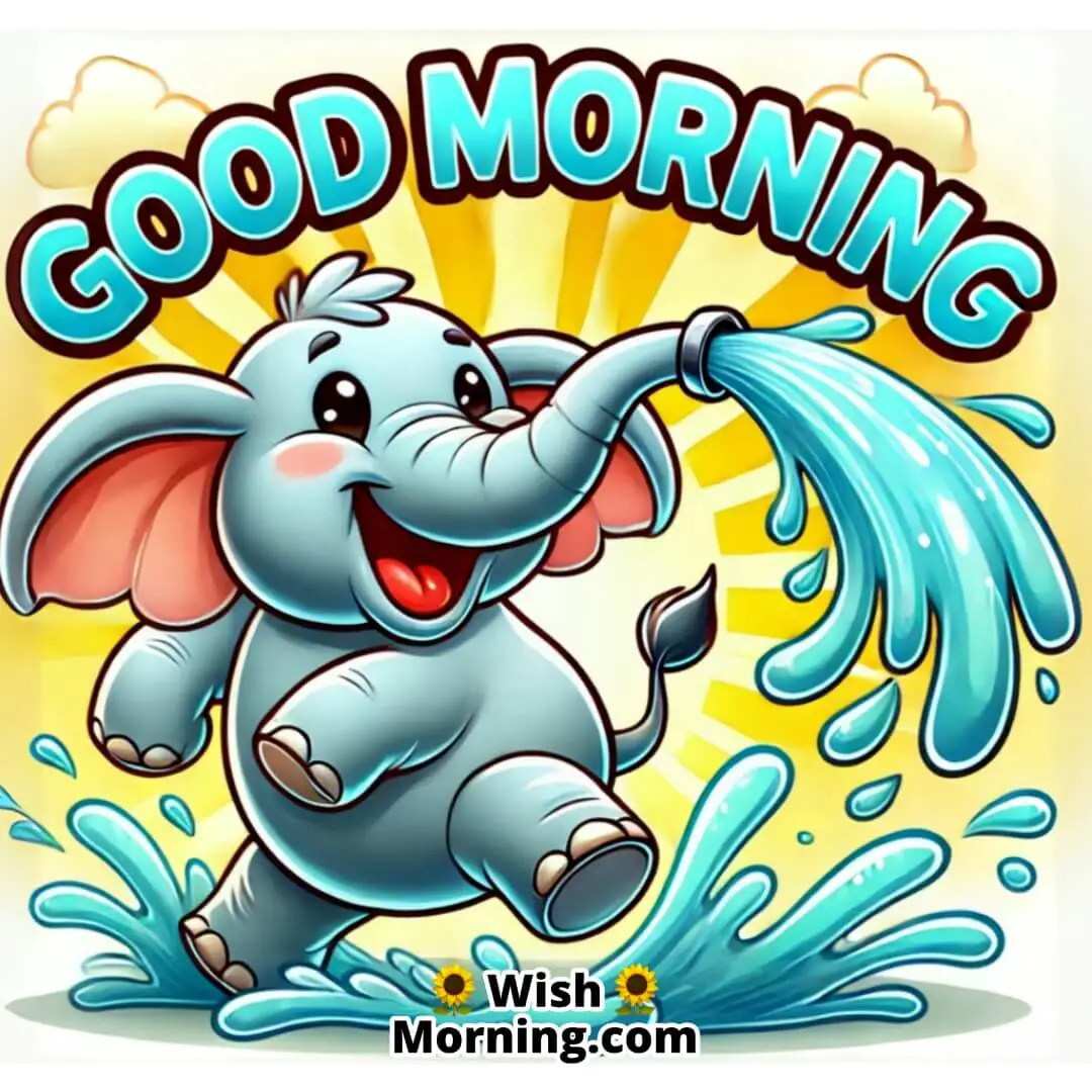 Good Morning Joyful Elephant
