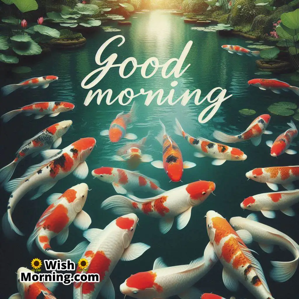 Good Morning Koi Fish