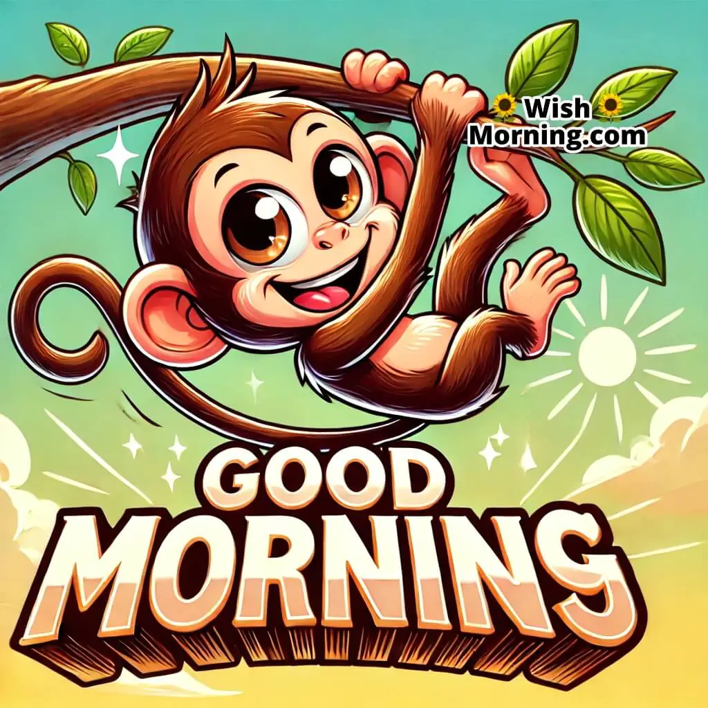 Good Morning Mischievous Monkey